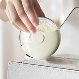 Maxbell Denture Case Small Container Retainer Travel Case for Office Household Women White