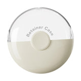 Maxbell Denture Case Small Container Retainer Travel Case for Office Household Women White