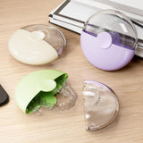 Maxbell Denture Case Small Container Retainer Travel Case for Office Household Women Purple