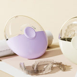 Maxbell Denture Case Small Container Retainer Travel Case for Office Household Women Purple