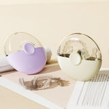 Maxbell Denture Case Small Container Retainer Travel Case for Office Household Women Purple