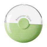 Maxbell Denture Case Small Container Retainer Travel Case for Office Household Women Green