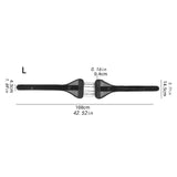 Maxbell Lower Back Brace Portable Comfort Breathable Waist Belt for Training Fitness L