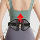 Maxbell Lower Back Brace Portable Comfort Breathable Waist Belt for Training Fitness L