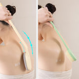 Maxbell Bathroom Shower Brush with Long Handle Bath Brush for Men Women Home Elderly Beige