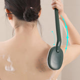 Maxbell Bathroom Shower Brush with Long Handle Bath Brush for Men Women Home Elderly Beige