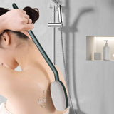 Maxbell Bathroom Shower Brush with Long Handle Bath Brush for Men Women Home Elderly Green