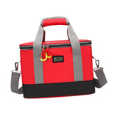 Maxbell First Aid Bag Empty Compact Medical Storage Bag for Workplace Outdoor Office Red