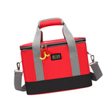 Maxbell First Aid Bag Empty Compact Medical Storage Bag for Workplace Outdoor Office Red