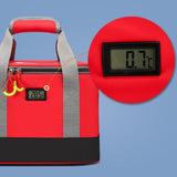 Maxbell First Aid Bag Empty Compact Medical Storage Bag for Workplace Outdoor Office Red