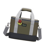 Maxbell First Aid Bag Empty Compact Medical Storage Bag for Workplace Outdoor Office Green