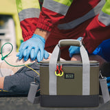 Maxbell First Aid Bag Empty Compact Medical Storage Bag for Workplace Outdoor Office Green