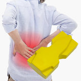 Maxbell Waist Support Pillow Comfortable Cervical Pillow Back Cushion for Travel