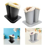 Maxbell Eyeglasses Holder Stand Stylish Glasses Stand Case for Home Office Men Women Silver