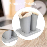 Maxbell Eyeglasses Holder Stand Stylish Glasses Stand Case for Home Office Men Women Silver