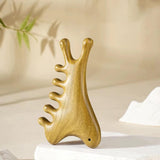 Maxbell Wood Massage Comb Relaxation Adults for Women/Men Handheld Head Massage Tool
