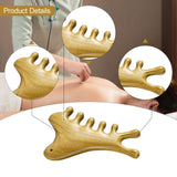 Maxbell Wood Massage Comb Relaxation Adults for Women/Men Handheld Head Massage Tool