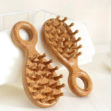 Maxbell Wooden Scalp Massager Working Acupressure Scraping Styling Head Massage Comb