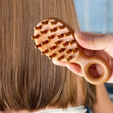 Maxbell Wooden Scalp Massager Working Acupressure Scraping Styling Head Massage Comb