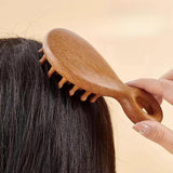 Maxbell Wooden Scalp Massager Working Acupressure Scraping Styling Head Massage Comb