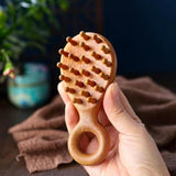 Maxbell Wooden Scalp Massager Working Acupressure Scraping Styling Head Massage Comb