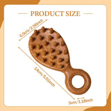 Maxbell Wooden Scalp Massager Working Acupressure Scraping Styling Head Massage Comb