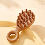 Maxbell Wooden Scalp Massager Working Acupressure Scraping Styling Head Massage Comb