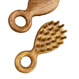 Maxbell Wooden Scalp Massager Working Acupressure Scraping Styling Head Massage Comb