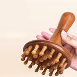 Maxbell Wooden Massage Body Brush Manual Massager Brush Tool for Full Body Back Arms