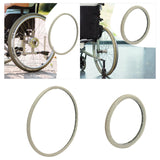 Maxbell Wheelchair Rear Wheel Solid Tire Simple Installation Assembly Sturdy Replace 24inch