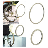 Maxbell Wheelchair Rear Wheel Solid Tire Simple Installation Assembly Sturdy Replace 24inch