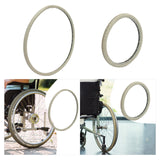 Maxbell Wheelchair Rear Wheel Solid Tire Simple Installation Assembly Sturdy Replace 24inch