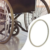 Maxbell Wheelchair Rear Wheel Solid Tire Simple Installation Assembly Sturdy Replace 24inch