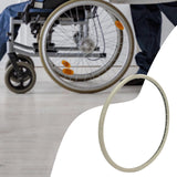 Maxbell Wheelchair Rear Wheel Solid Tire Simple Installation Assembly Sturdy Replace 24inch