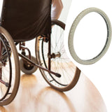 Maxbell Wheelchair Rear Wheel Solid Tire Simple Installation Assembly Sturdy Replace 16inch