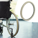 Maxbell Wheelchair Rear Wheel Solid Tire Simple Installation Assembly Sturdy Replace 16inch