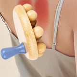 Maxbell Wooden Massage Body Brush Manual Versatile Body Massager for Legs Arms Waist