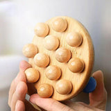 Maxbell Wooden Massage Body Brush Manual Versatile Body Massager for Legs Arms Waist