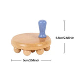 Maxbell Wooden Massage Body Brush Manual Versatile Body Massager for Legs Arms Waist