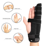 Maxbell Finger Splint Brace Comfortable Breathable for Women Men Tendonitis Fracture