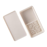 Maxbell Cornstarch Tapper Box Cornstarch Powder Container for Earring Making