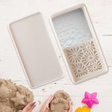 Maxbell Cornstarch Tapper Box Cornstarch Powder Container for Earring Making