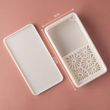 Maxbell Cornstarch Tapper Box Cornstarch Powder Container for Earring Making