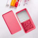 Maxbell Cornstarch Tapper Box Cornstarch Powder Container for Earring Making