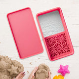 Maxbell Cornstarch Tapper Box Cornstarch Powder Container for Earring Making