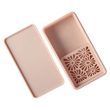 Maxbell Cornstarch Tapper Box Cornstarch Powder Container for Earring Making