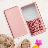 Maxbell Cornstarch Tapper Box Cornstarch Powder Container for Earring Making
