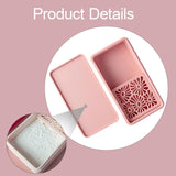 Maxbell Cornstarch Tapper Box Cornstarch Powder Container for Earring Making