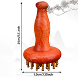 Maxbell Wooden Massage Body Brush Handheld Guasha Scraping Brush for Thigh Legs Neck