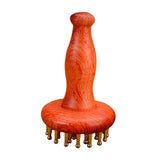 Maxbell Wooden Massage Body Brush Handheld Guasha Scraping Brush for Thigh Legs Neck